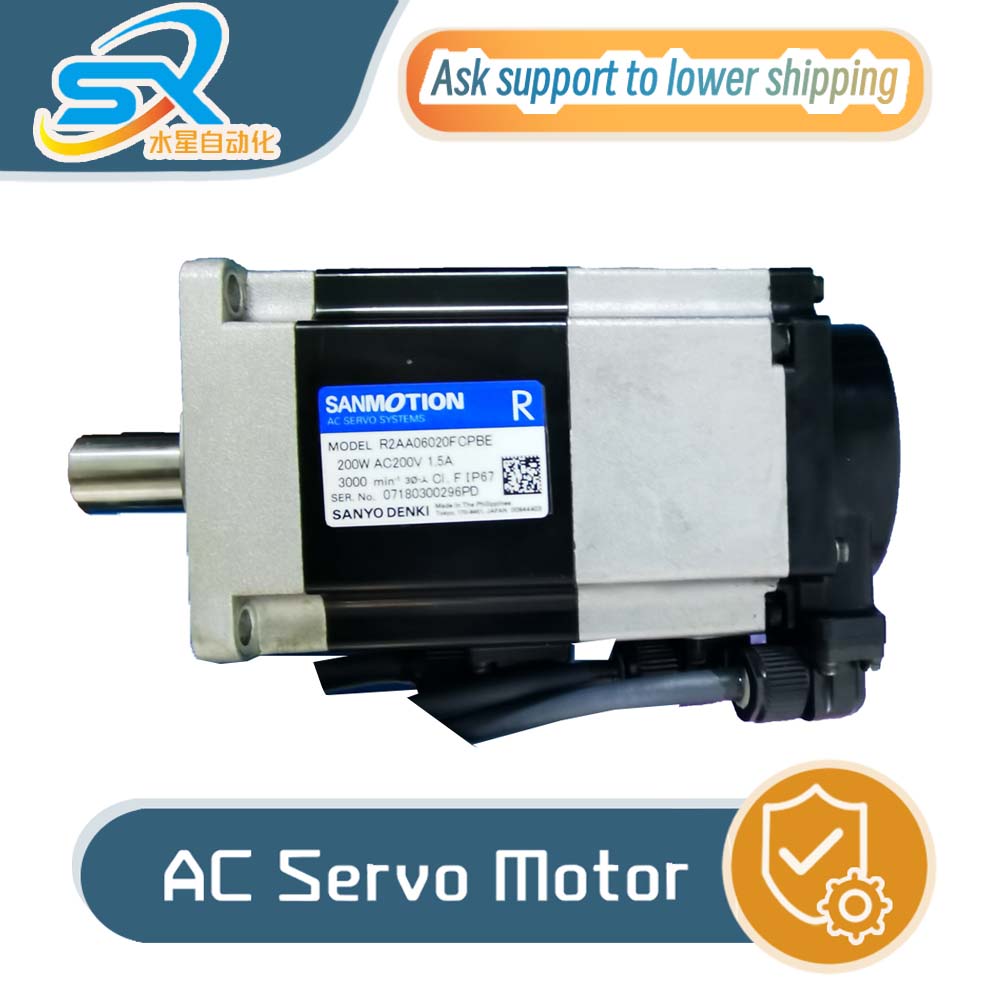 Servo Motor - Servo motor AC Sanyo, funcionando em