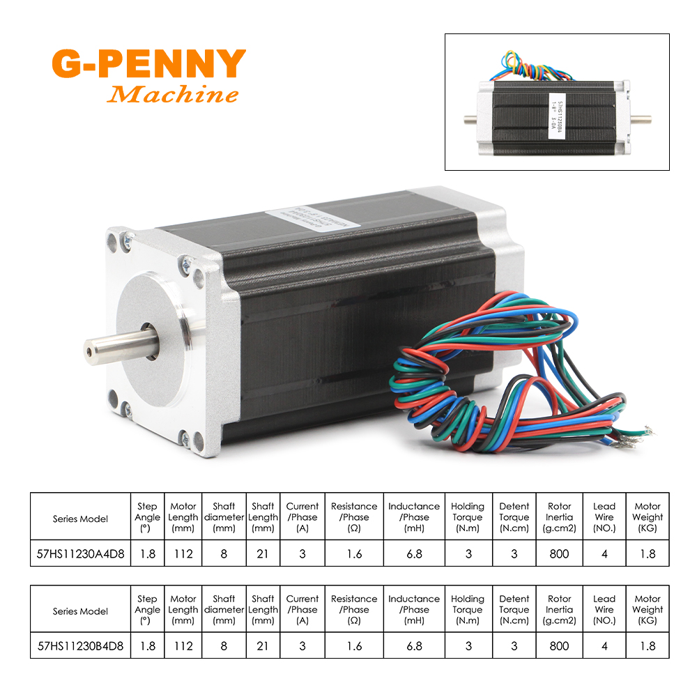 NEMA23 57x112mm 3Nm Stepper Mo - Nema23 Stepper avaliação e preço
