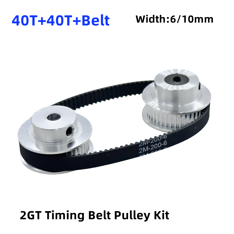 2gt 2m 40 dentes gt2 40t conju - Gt2 Pulley avaliação e preço