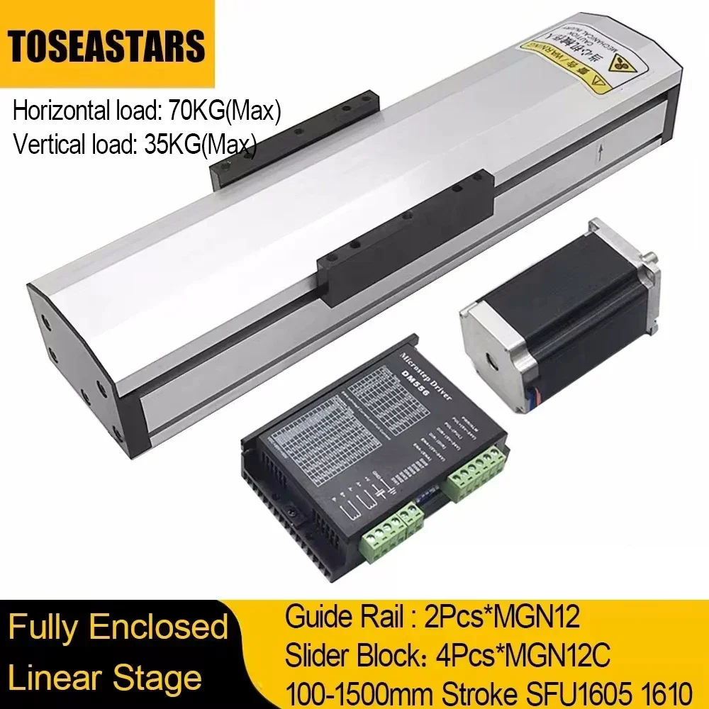 Guia de trilho linear totalmen - Nema23 Stepper avaliação e preço