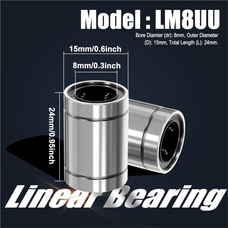 4/10 PEÇAS LM8UU LM10UU LM16UU - Linear Rod 8Mm avaliação e preço