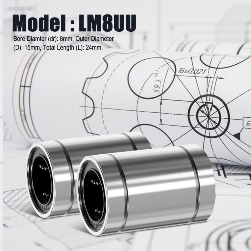 4/10 PEÇAS LM8UU LM10UU LM16UU - Linear Rod 8Mm avaliação e preço