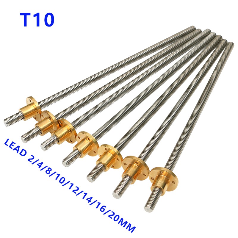 304 aço inoxidável T10 10mm co - Lead Screw 8Mm avaliação e preço