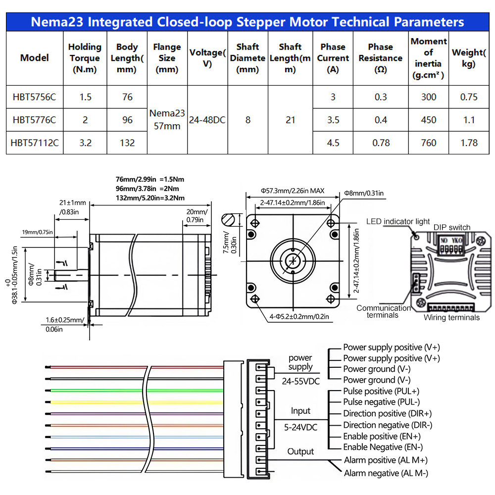 Conjunto de Driver e Motor de  - Nema23 Stepper avaliação e preço