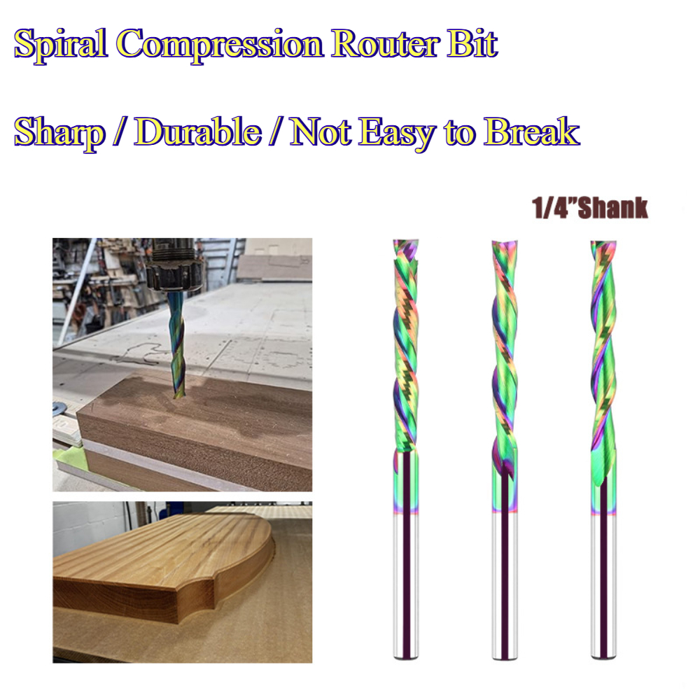 Fresa de compressão em espiral - Cnc Bits avaliação e preço